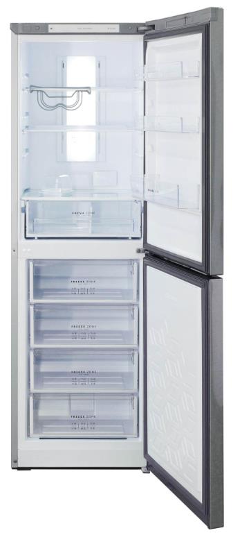 Холодильник БИРЮСА M940NF 340л металлик