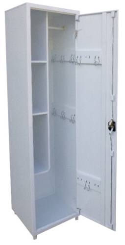 Фото - медицинский шкаф шхи-1-2 (1800/500/500 мм) для хозинвентаря и уборочного инвентаря оптимех 