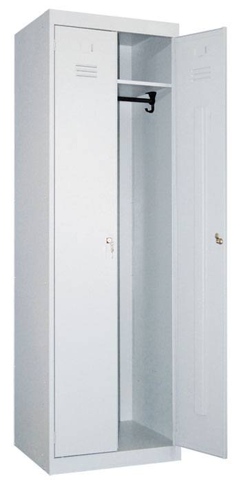 Фото - шкаф для одежды из стали тм 22-800 (1850/800/500 мм) усиленный в раздевалку для персонала