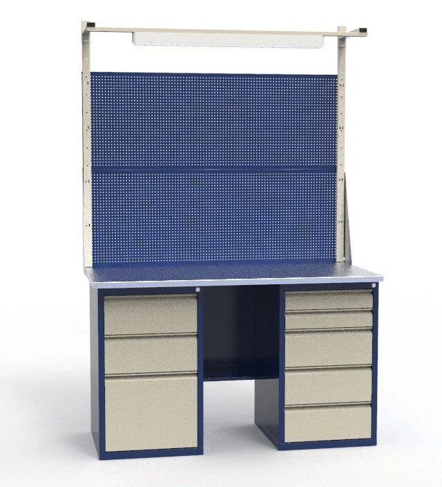 Верстак слесарный двухтумбовый СВ-2Т.03.05.14_сб5