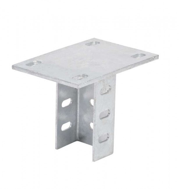 Подвес двойной для сборной потолочной стойки 35х27, горячий цинк