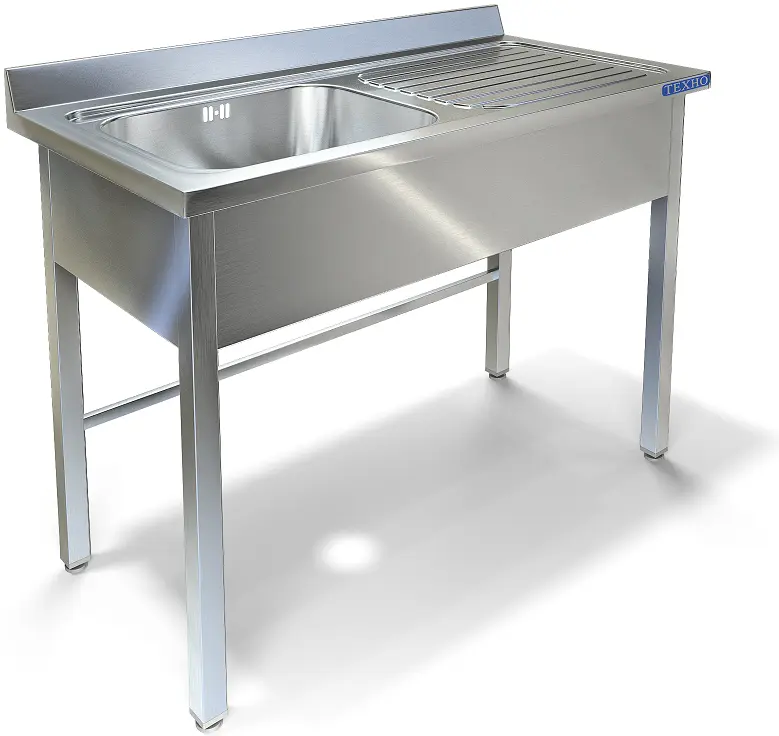 Ванна моечная цельнотянутая с фартуком (крыло) ВМ-33/657Л