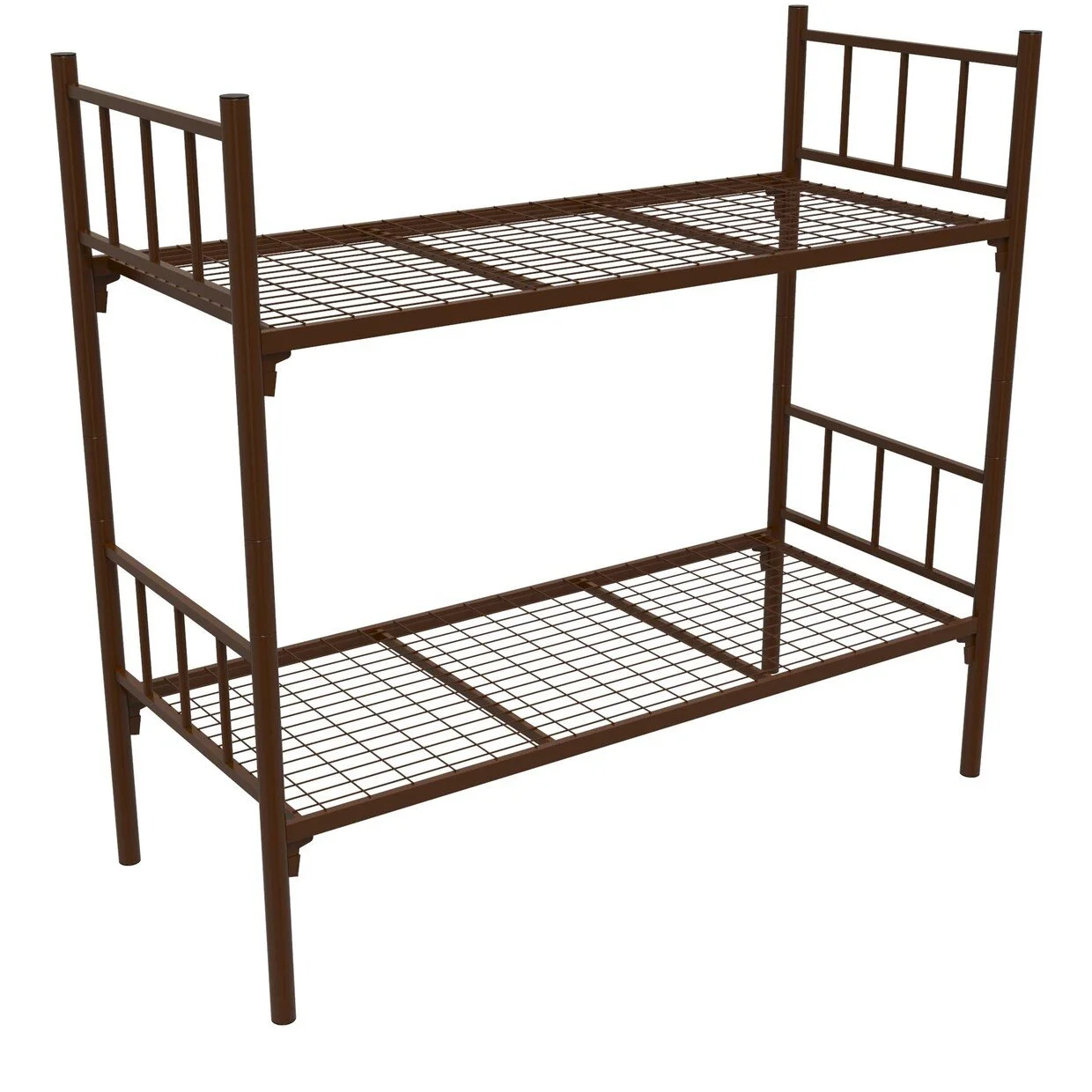 Фото кровать металлическая км-2.51 сool/190х80 коричневая