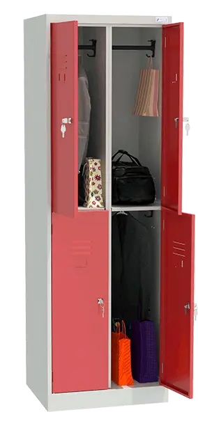 Фото - металлический шкаф для одежды шрк 24-600