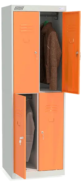 Фото - металлический шкаф для одежды шрк 24-600